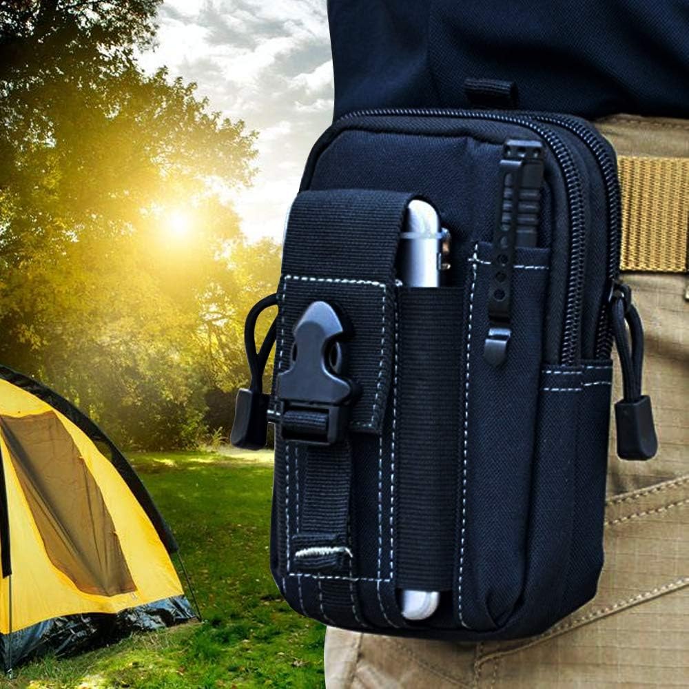 Outdoor Adventure Trips - Taktische Molle-Gürteltasche, Militär-Hüfttasche, EDC-Werkzeug-Organizer, Telefonholster-Halter für