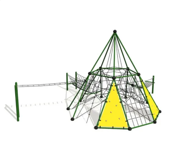 Outdoor Adventure Course - Großer Outdoor-Kinderspielplatz Kommerzieller Sicherheits-Seilparcours Abenteuerpark mit