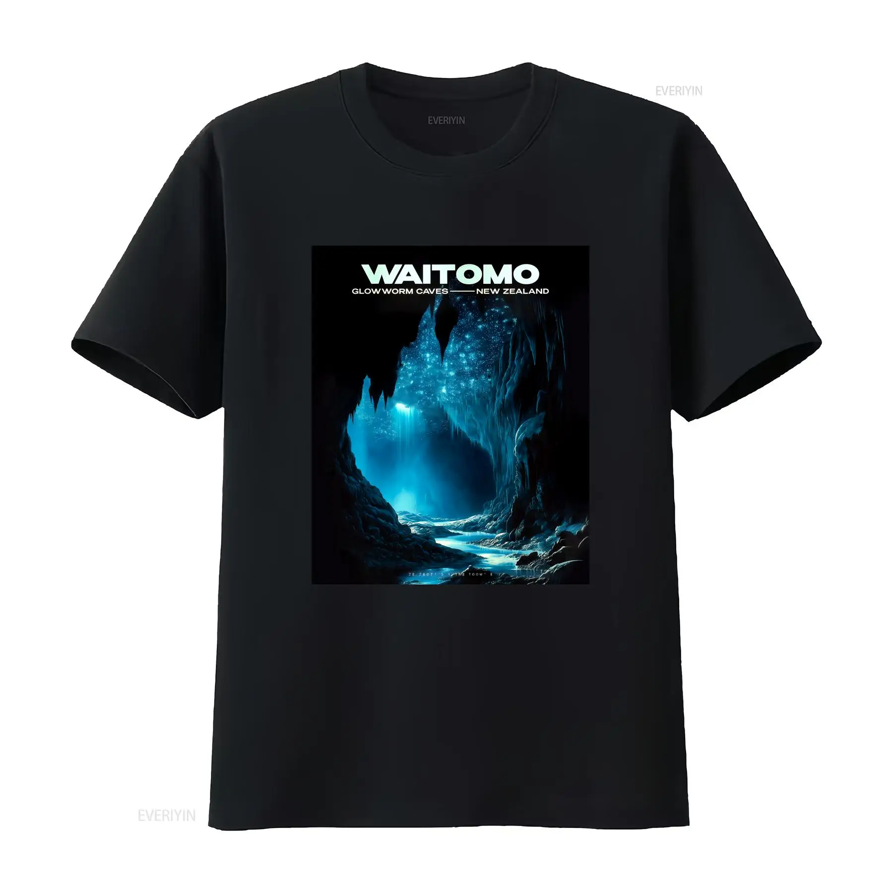 Outdoor Adventure New Zealand - Waitomo Caves T-Shirt, Abenteuerbekleidung aus Neuseeland,