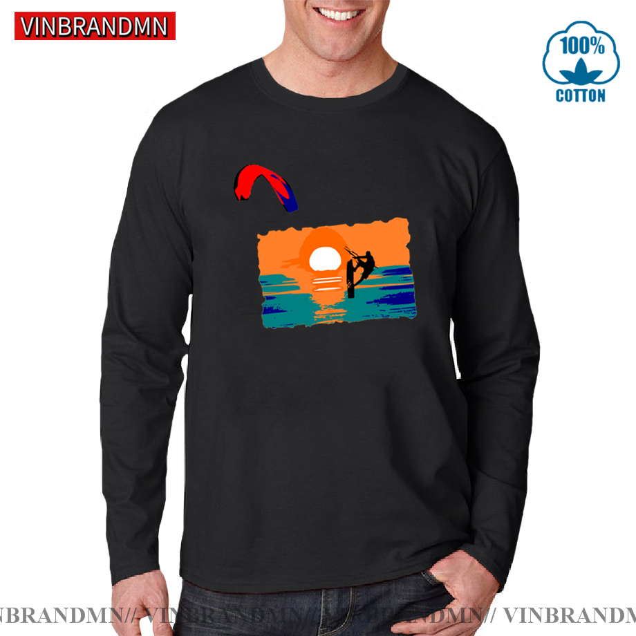 Outdoor Youth Adventure - Abenteurer Langarm T-Shirts Männer Vintage Kite