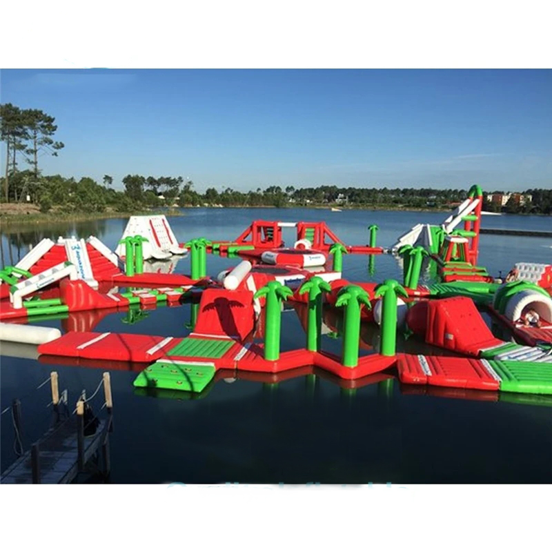Riesige aufblasbare Wasserpark – Outdoor Adventure Course Bewertung und Preis